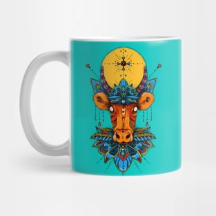 Holy cow! Blue Lotus Mandala. Mug